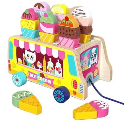WOODEN ICE CREAM VAN 1