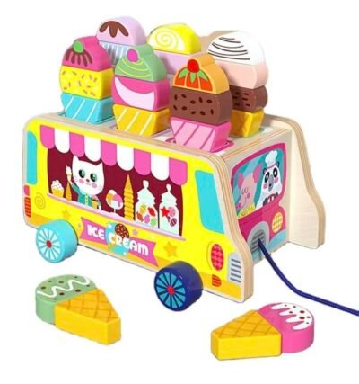 WOODEN ICE CREAM VAN 1