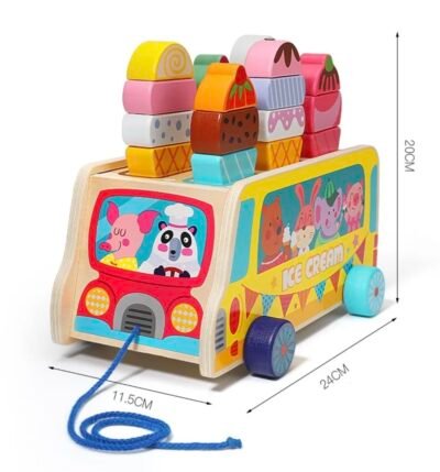 WOODEN ICE CREAM VAN 2